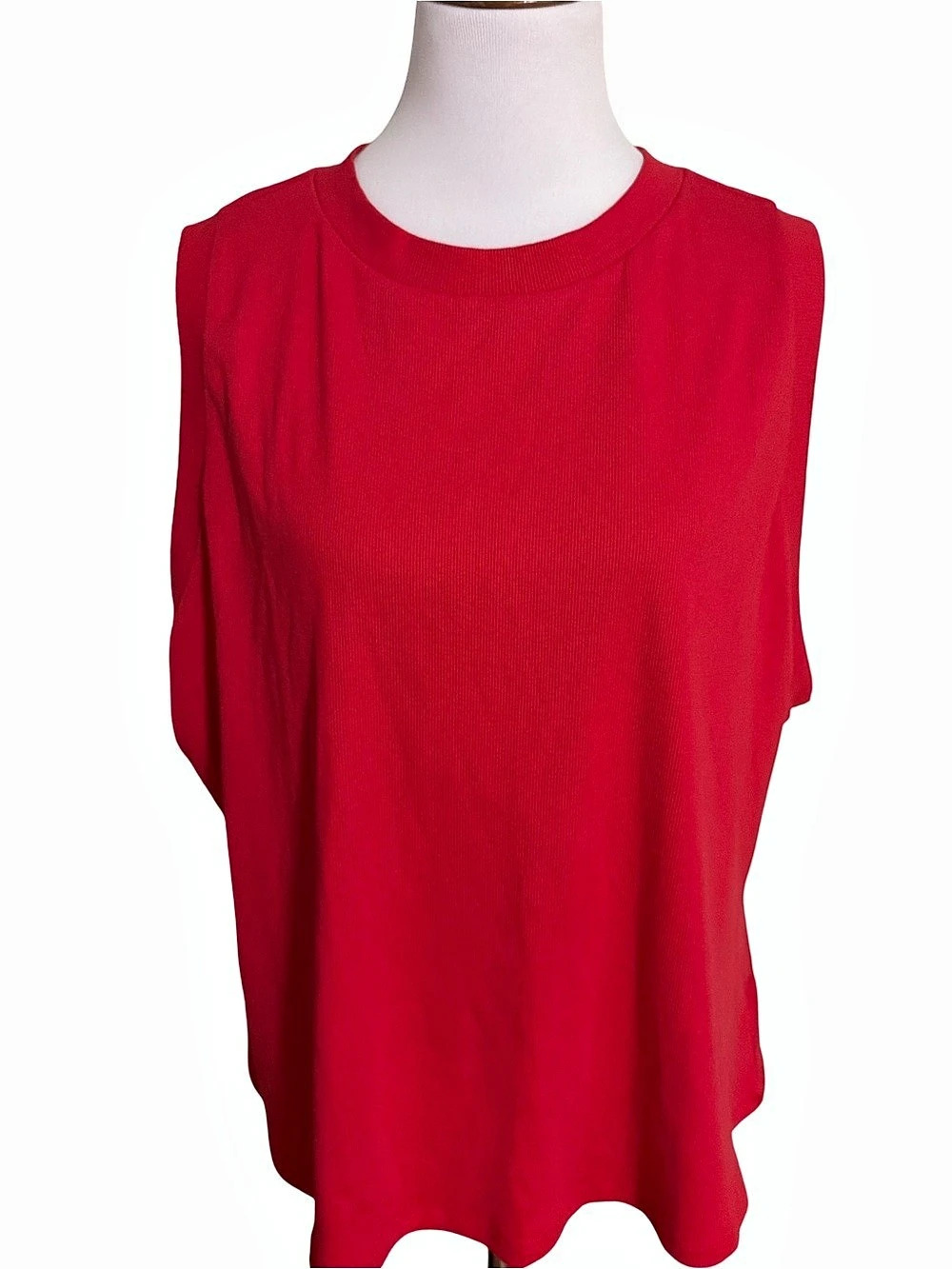 Ava & Viv Red Tank Top Size 3X